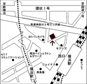 ドコモショップ横浜西口エキニア店 地図