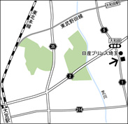 ドコモショップ大宮大和田店 地図