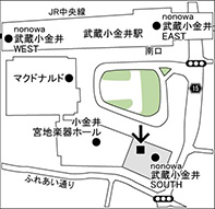 ドコモショップ武蔵小金井店 地図